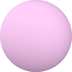 floating decorative pink bubble